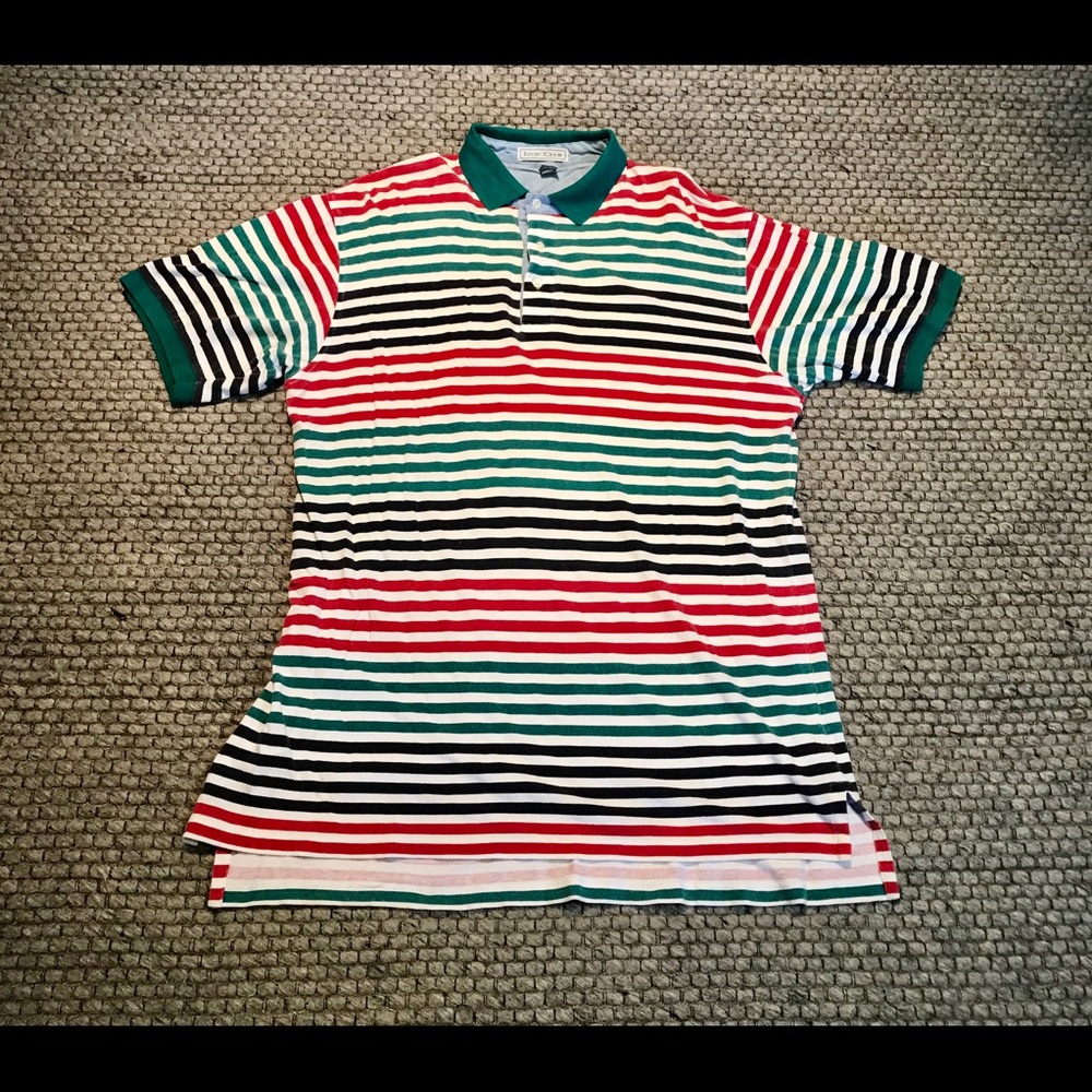 Vintage Izod Club Polo 100% Cotton Large 38” Long